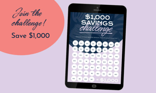 Join the $1,000 Savings Challenge